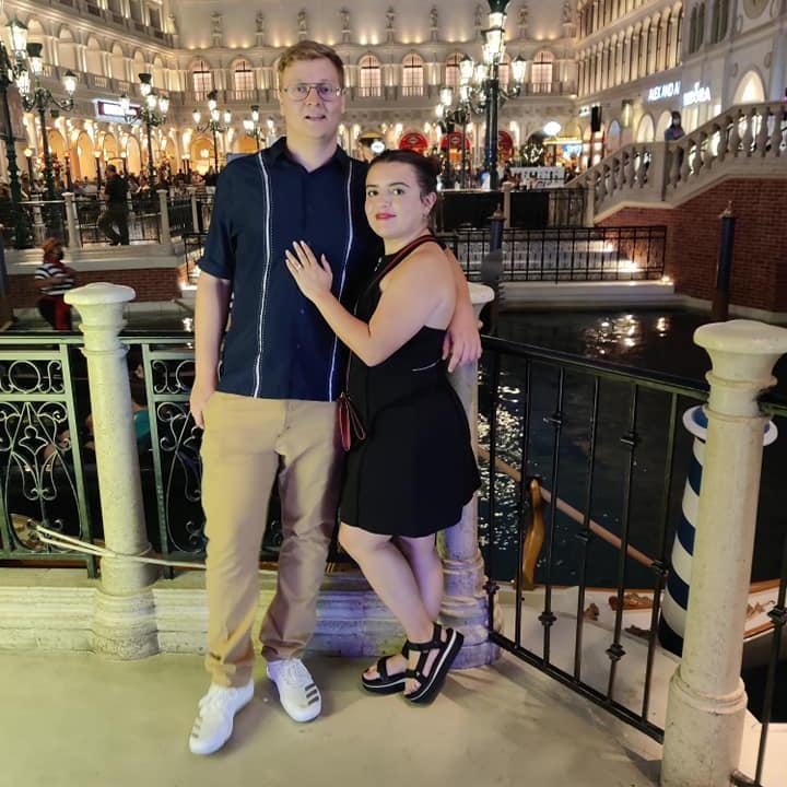 Fast forward through college, paralegal school, and two years of law school to our engagement in Las Vegas, NV.