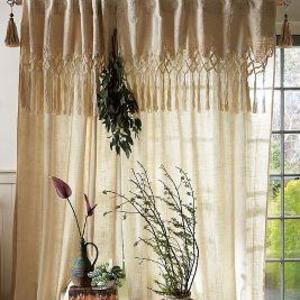 Knotted Macrame Curtain