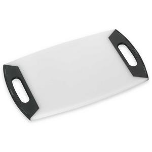 Oneida® Colourgrip® Charcoal Handle 16-Inch Cutting Boardin White