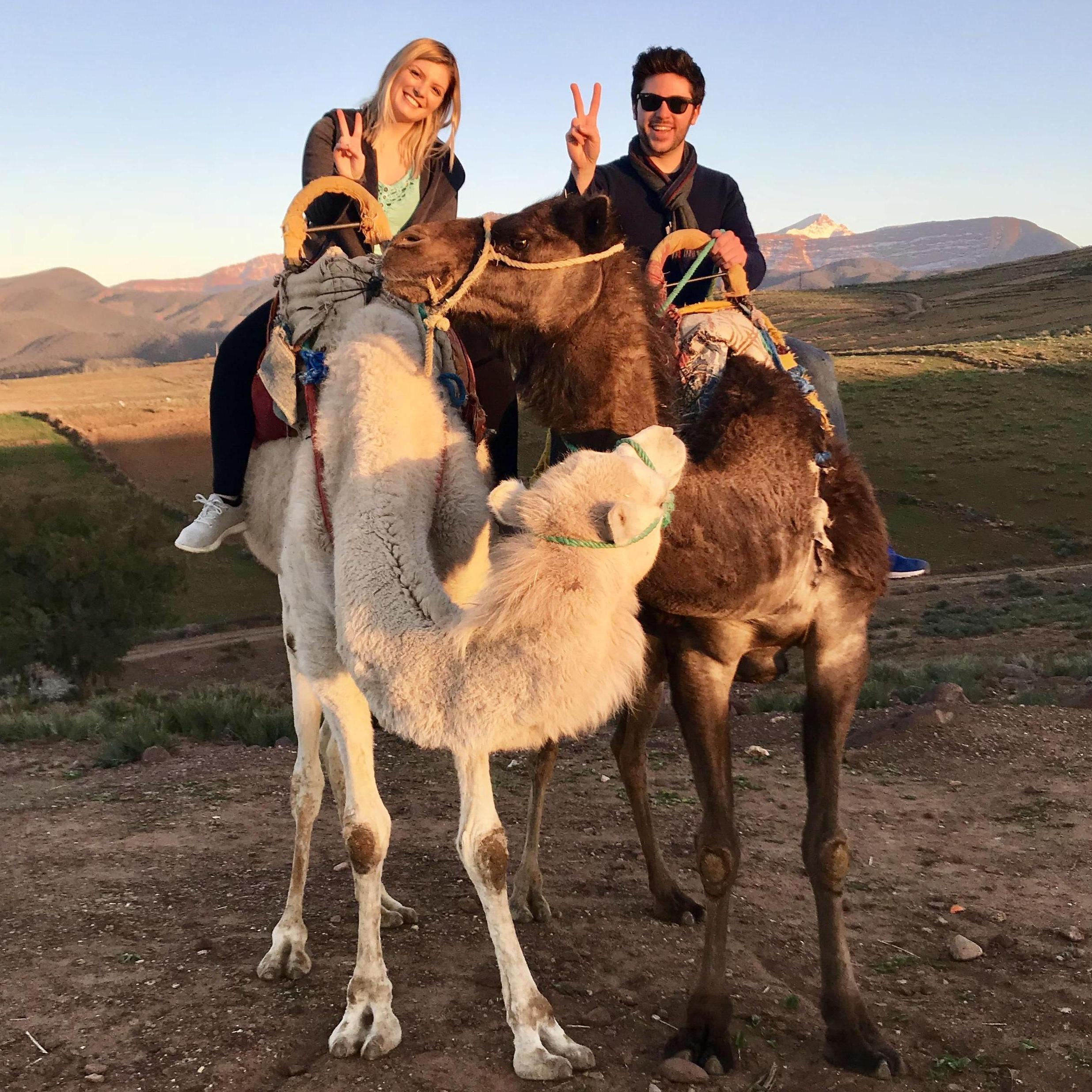 Camel ride outside Marrakesh, Morocco
2018