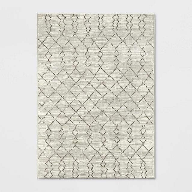 5' x 7' Diamond Global Coastal Outdoor Rug Cream - Project 62™