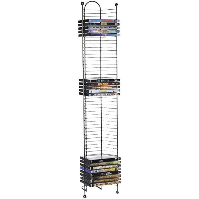 Atlantic 52-DVD/BLU Ray Disc Tower - PN 63712035 in Gunmetal