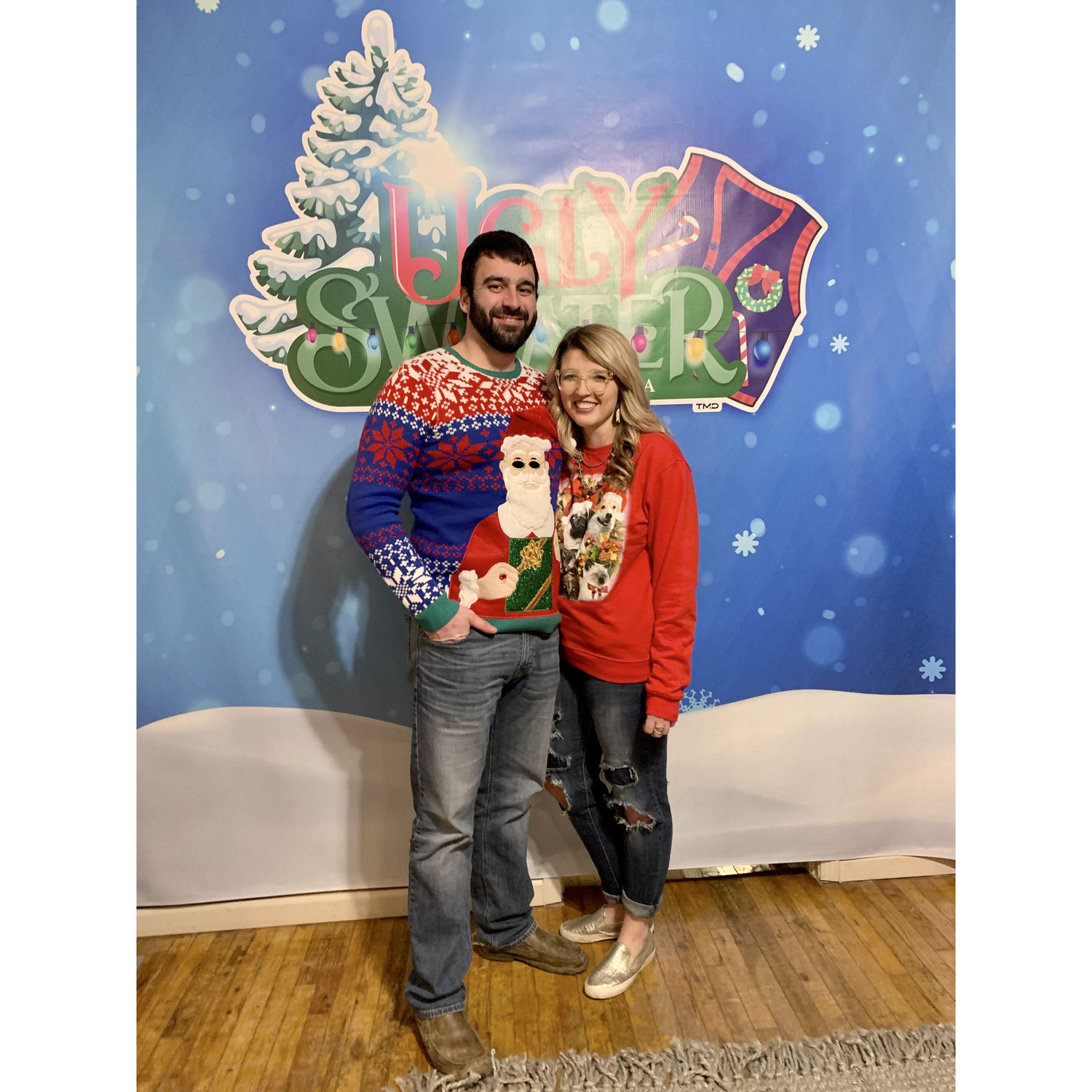 The first time Shane visted in St. Joe at Jamie and Jace's famous Christmas party!