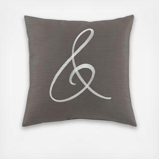 Solitude Ampersand Decorative Pillow