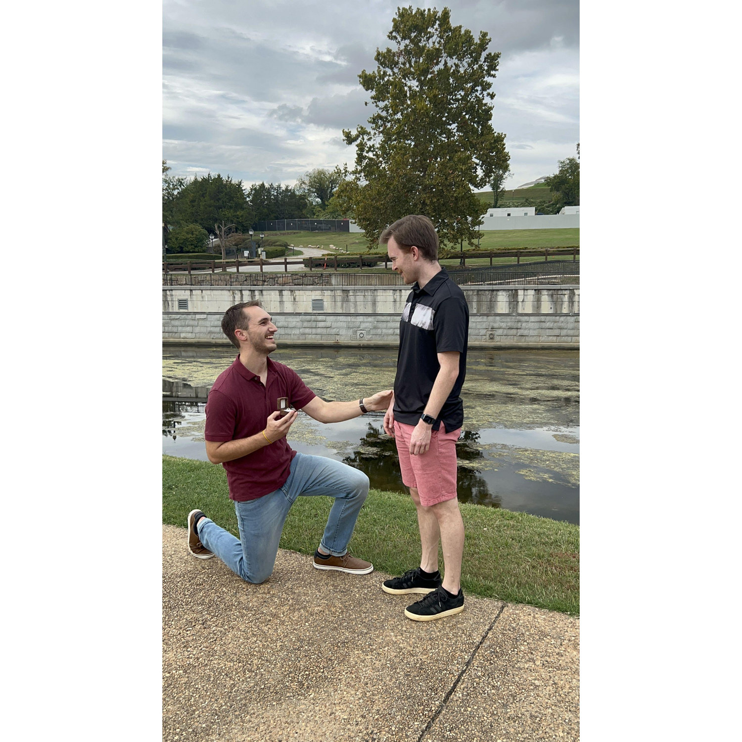 We got engaged in October 2024 at Brown's Island