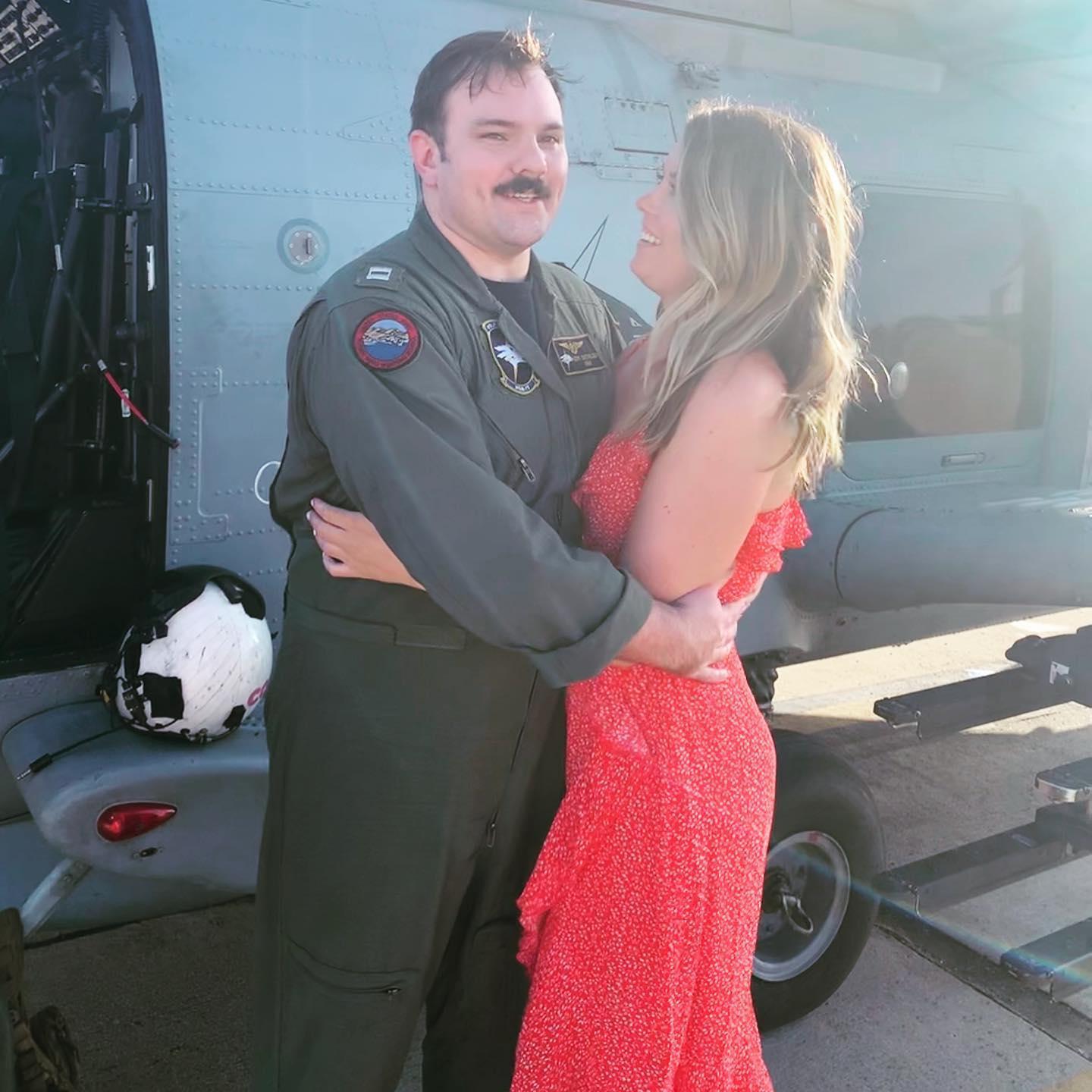 Jerry's homecoming from a six-month deployment. July 2020.