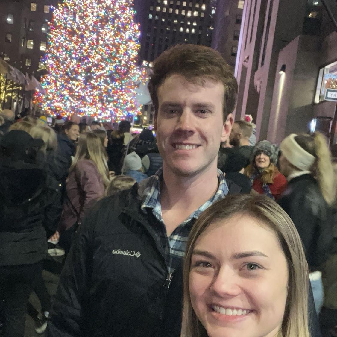 2023:
First NYC Christmas together!