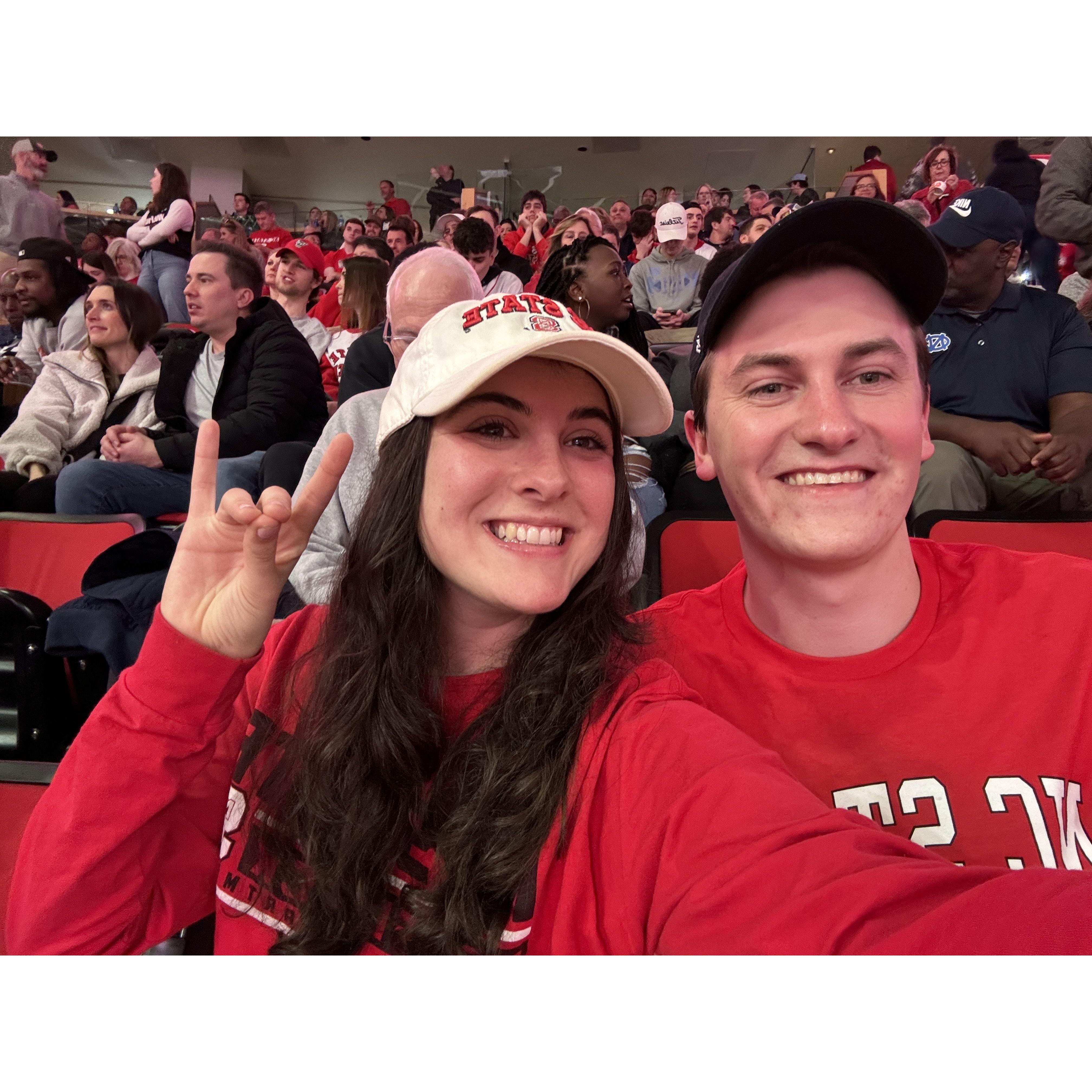 slowly transforming Timmy into a Wolfpack fan