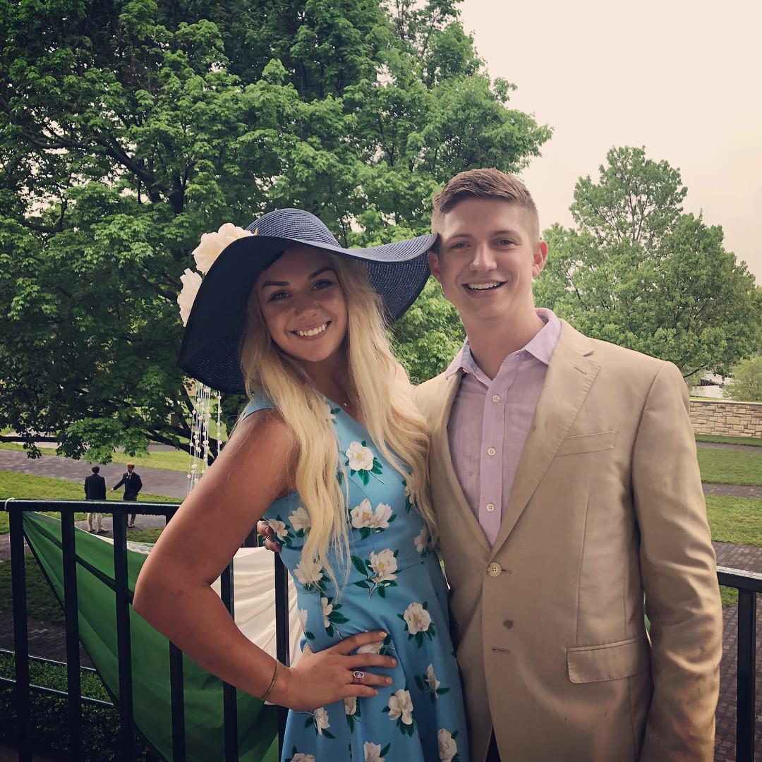 During graduation weekend we had tickets to go to the derby, unfortunately it was raining the whole time so we went to Keeneland to watch the derby instead!