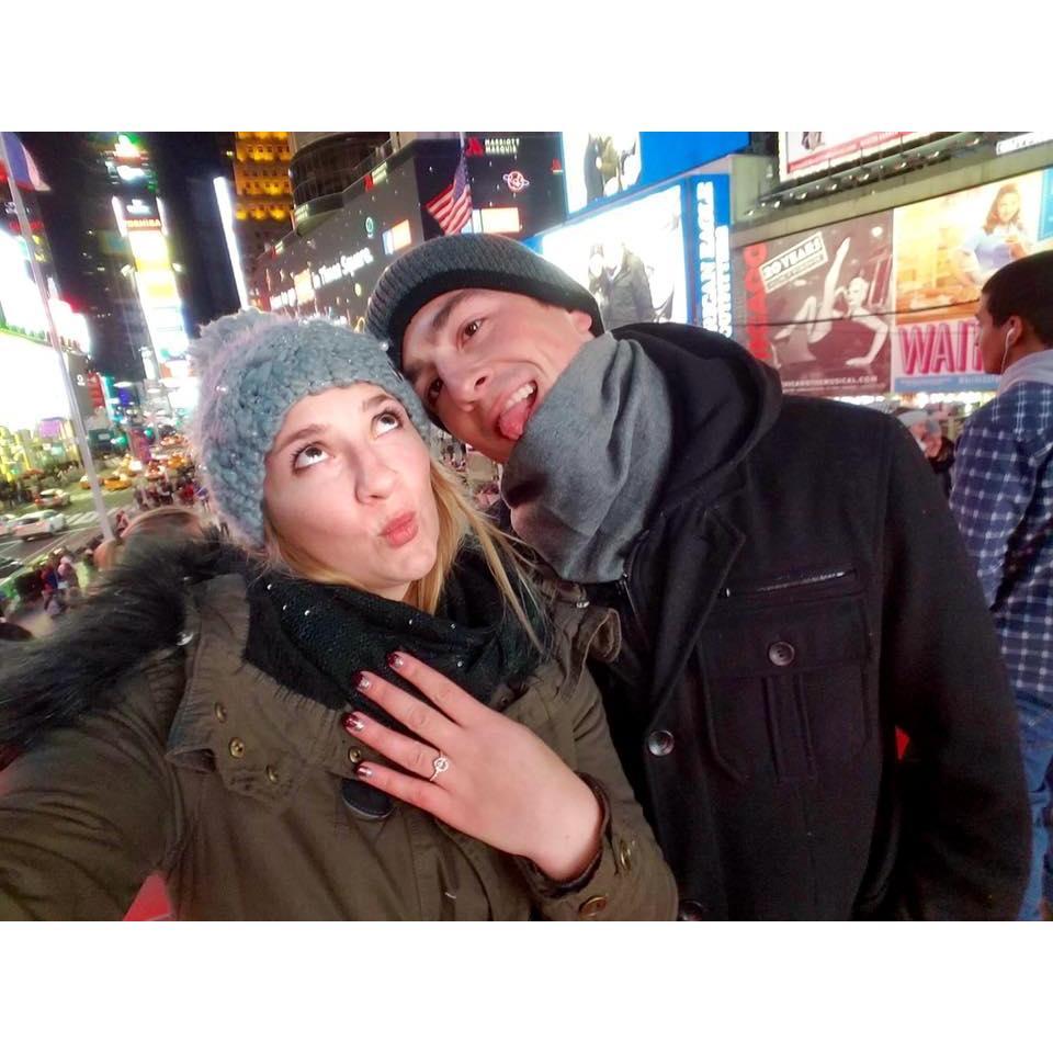 2016 - The engagement, Times Square NYC
