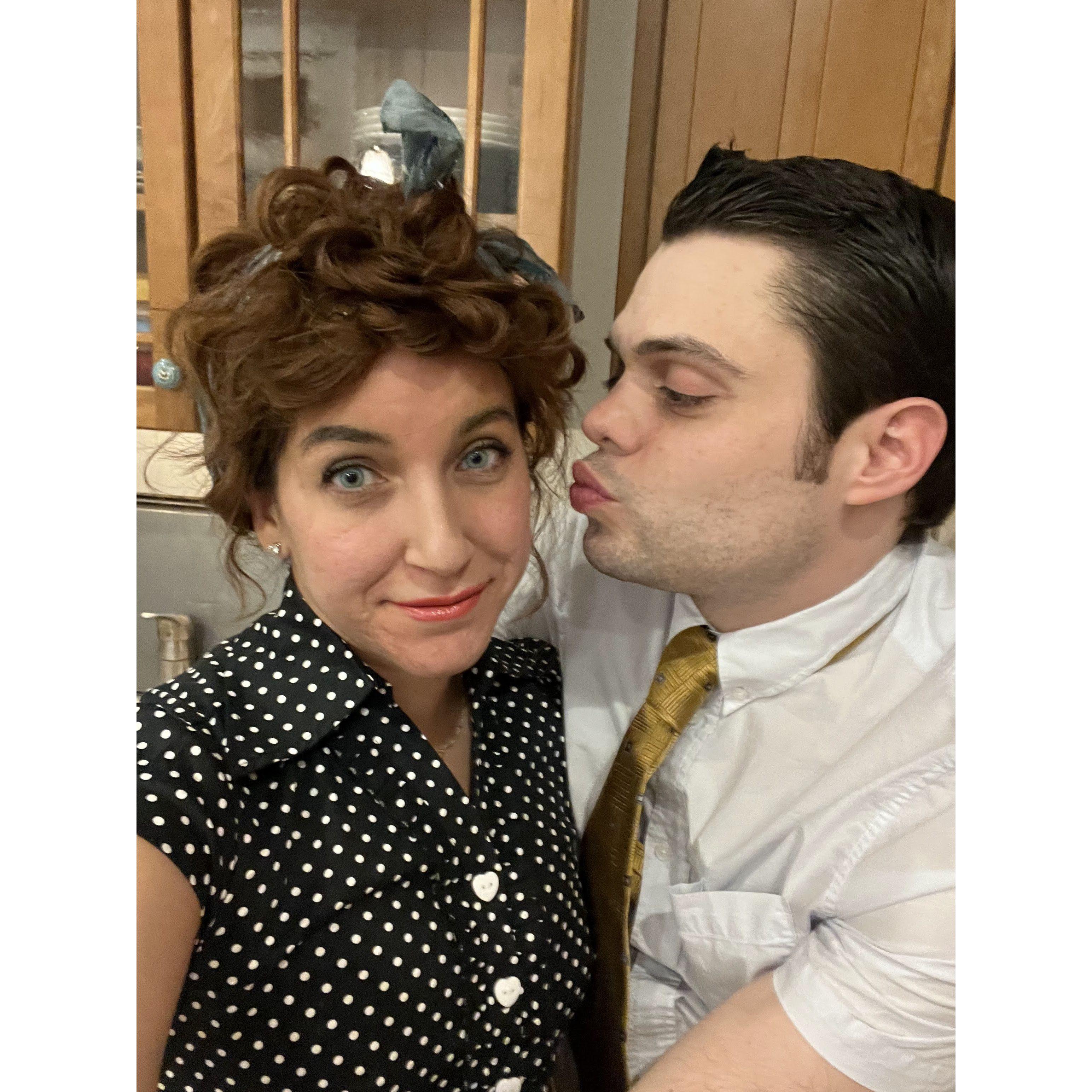 Lucy and Ricky on my favorite day of the year.