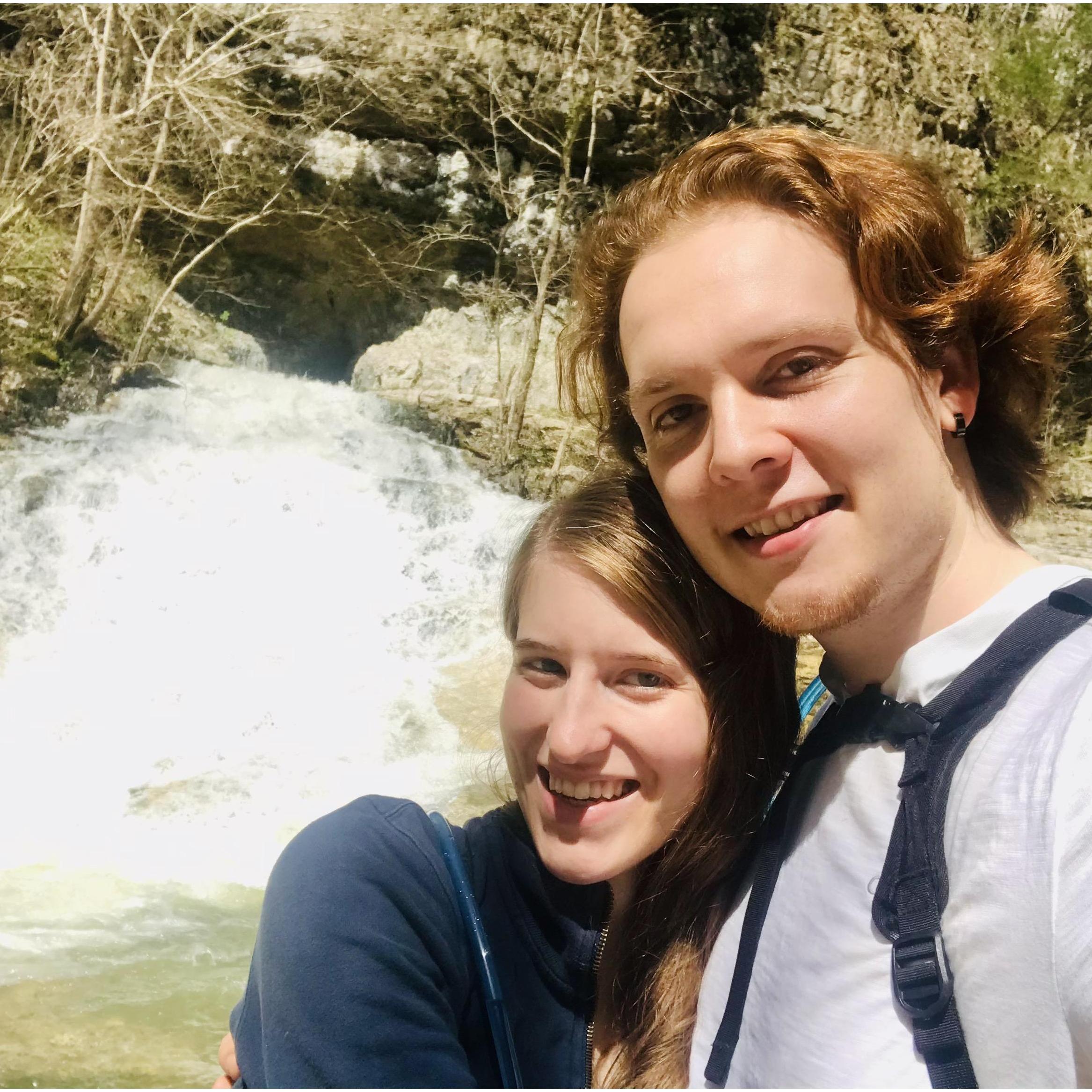We love hiking together - here's one of our first major 2021 hikes at The Walls of Jericho!
