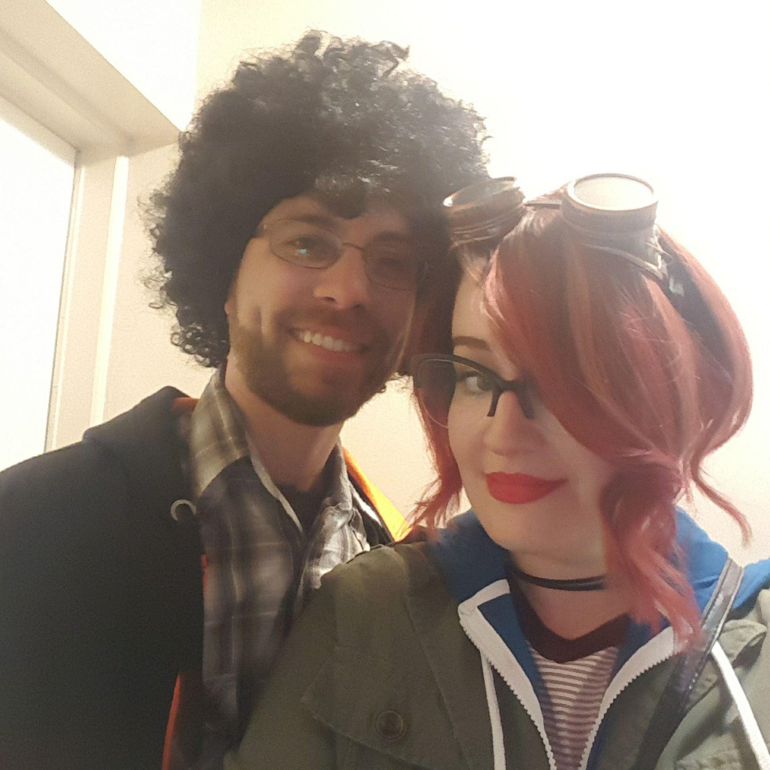 Our third date, a Halloween party 2016.