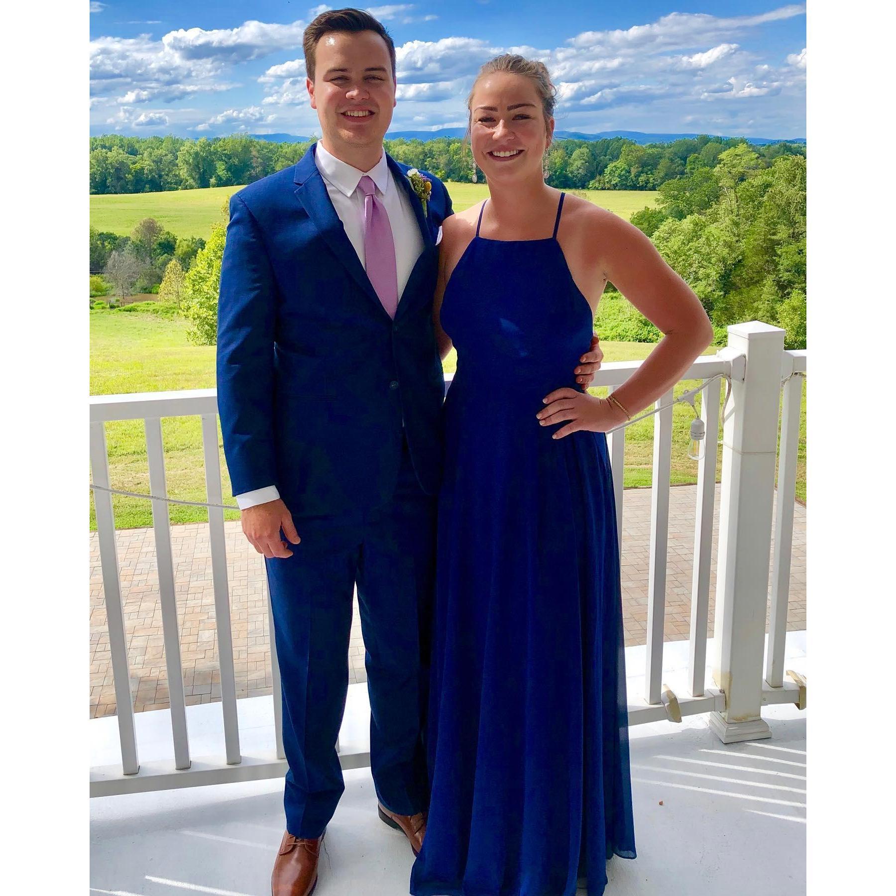 Dawn & Patrick's wedding at Rusty Manor in Rixeyville, VA August 2019