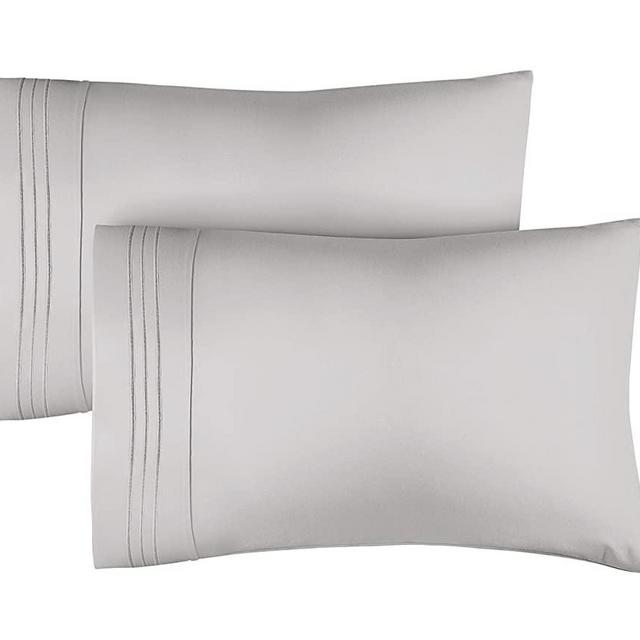Queen Size Pillow Cases Set of 2 – Soft, Premium Quality Pillowcase Covers – Machine Washable Protectors – 20x26 & 20x30 Pillows for Sleeping 2 Piece - Queen Size Pillow Case Set