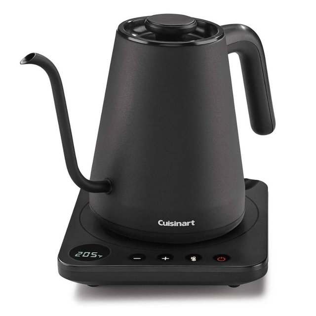 Cuisinart GK-1 Digital Goose Neck Kettle - 1-Liter, Black