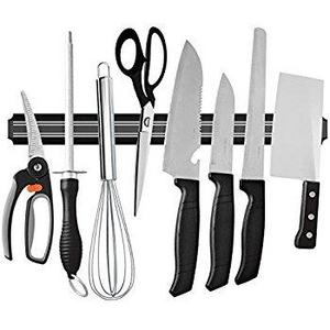 Ouddy 16 Inch Magnetic Knife Holder, Stainless Steel Magnetic Knife Bar, Magnetic Knife Strip, Knife Rack Strip