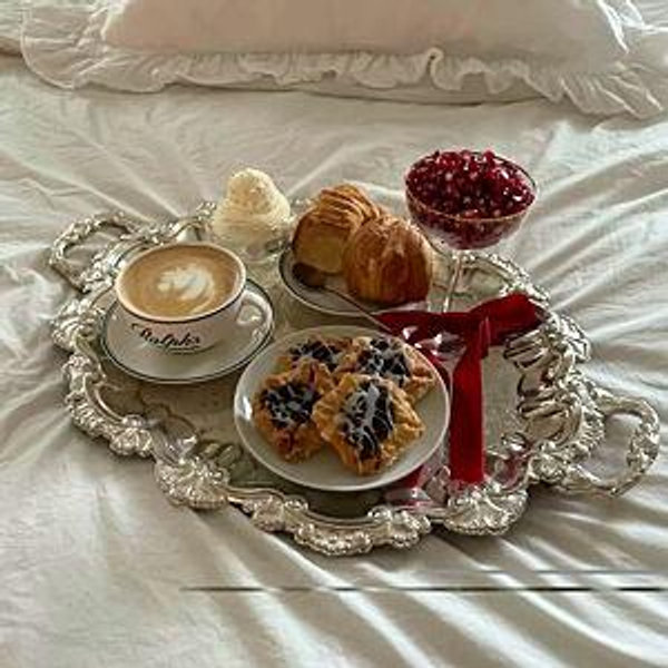 WEDDING DAY breakfast in bed! Credit Card option