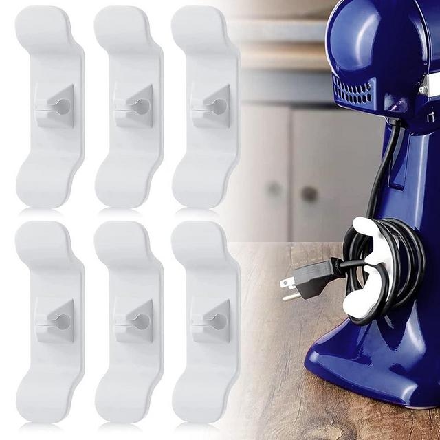 Cord Organizer for Appliance - Kitchen Appliance Cord Organizer Stick On, Cord Holder Wrapper for Appliance, Usefull Home Essentials Gadgets, Kitchen Must Have Appliance Accessories for Countertop