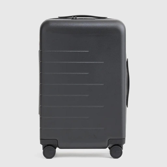 Expandable Carry-On Suitcase - Black