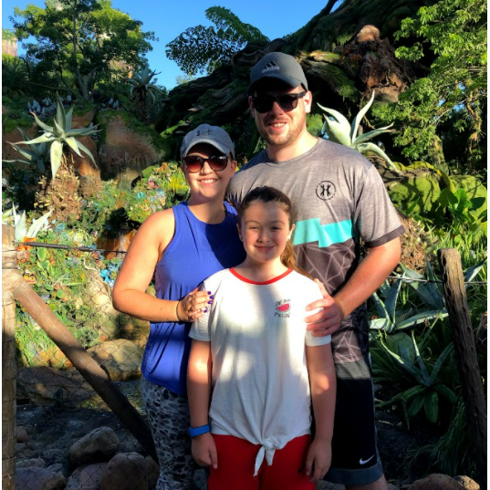 2019 - From our trip to Disney World with Glen's family!