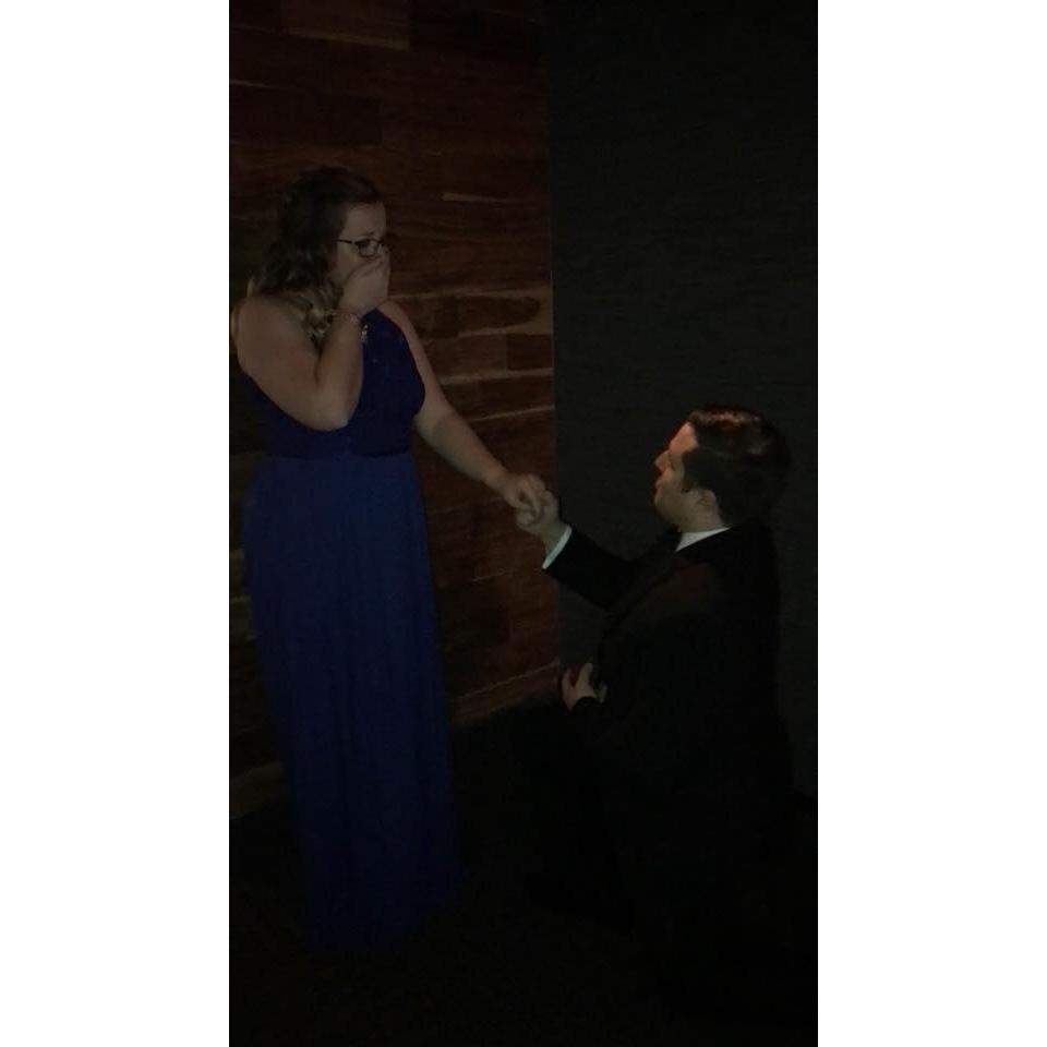 Jacob proposed at the first place where we said "I love you".