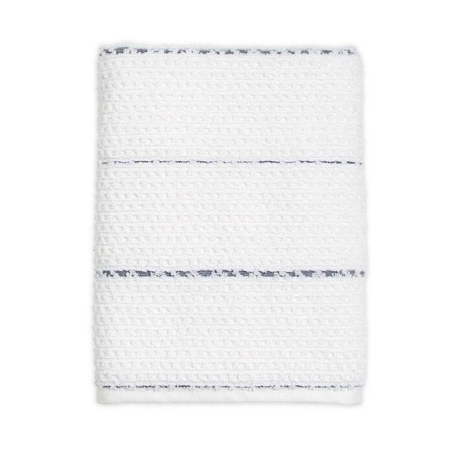 Peri Home Panama Stripe Bath Towel in Navy