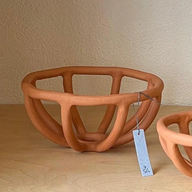 Prong Fruit Bowl - Medium Terrecota