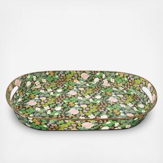 Floral Oval Tray