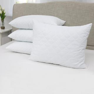 Quilted Memory Foam Cluster Pillow, Set of 4