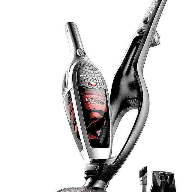 Roomie Tec Cordless Vacuum Cleaner, 2 in 1 Handheld Vacuum, High-Power 2200mAh Li-ion Rechargeable Battery, with Corner Lighting and Upright Charging Base