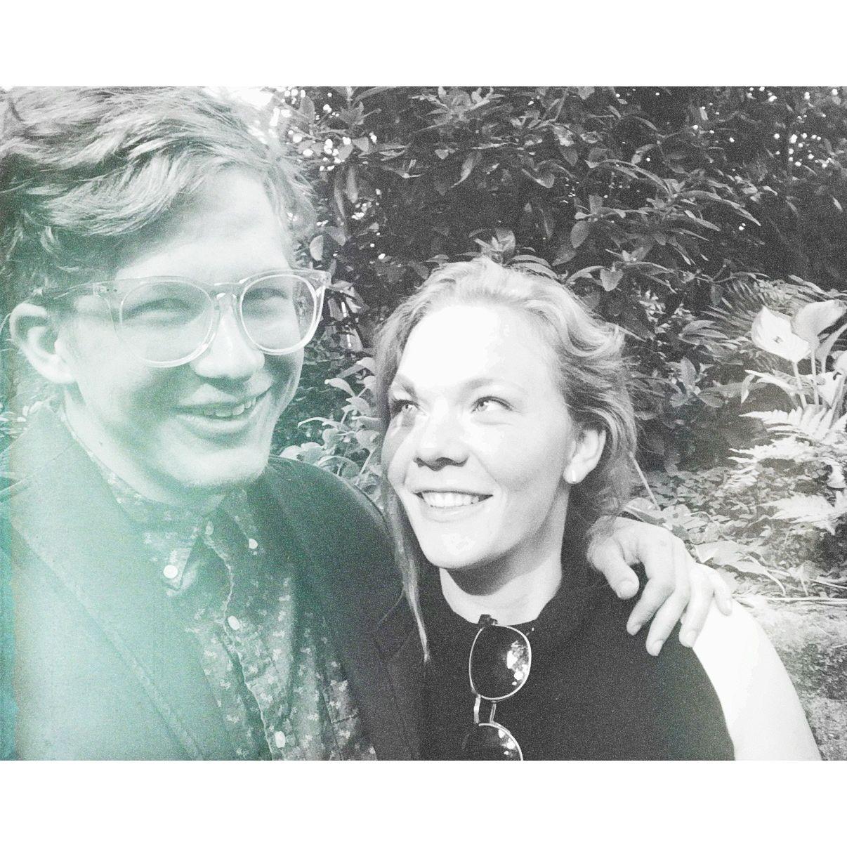 Our first photo together over 10 years ago..