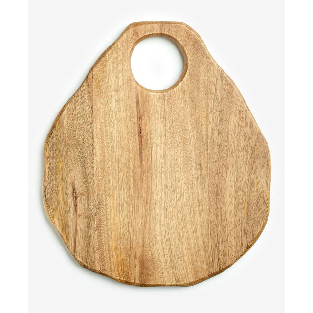 Oake Round Wood Serving Board, Exclusively at Macy's