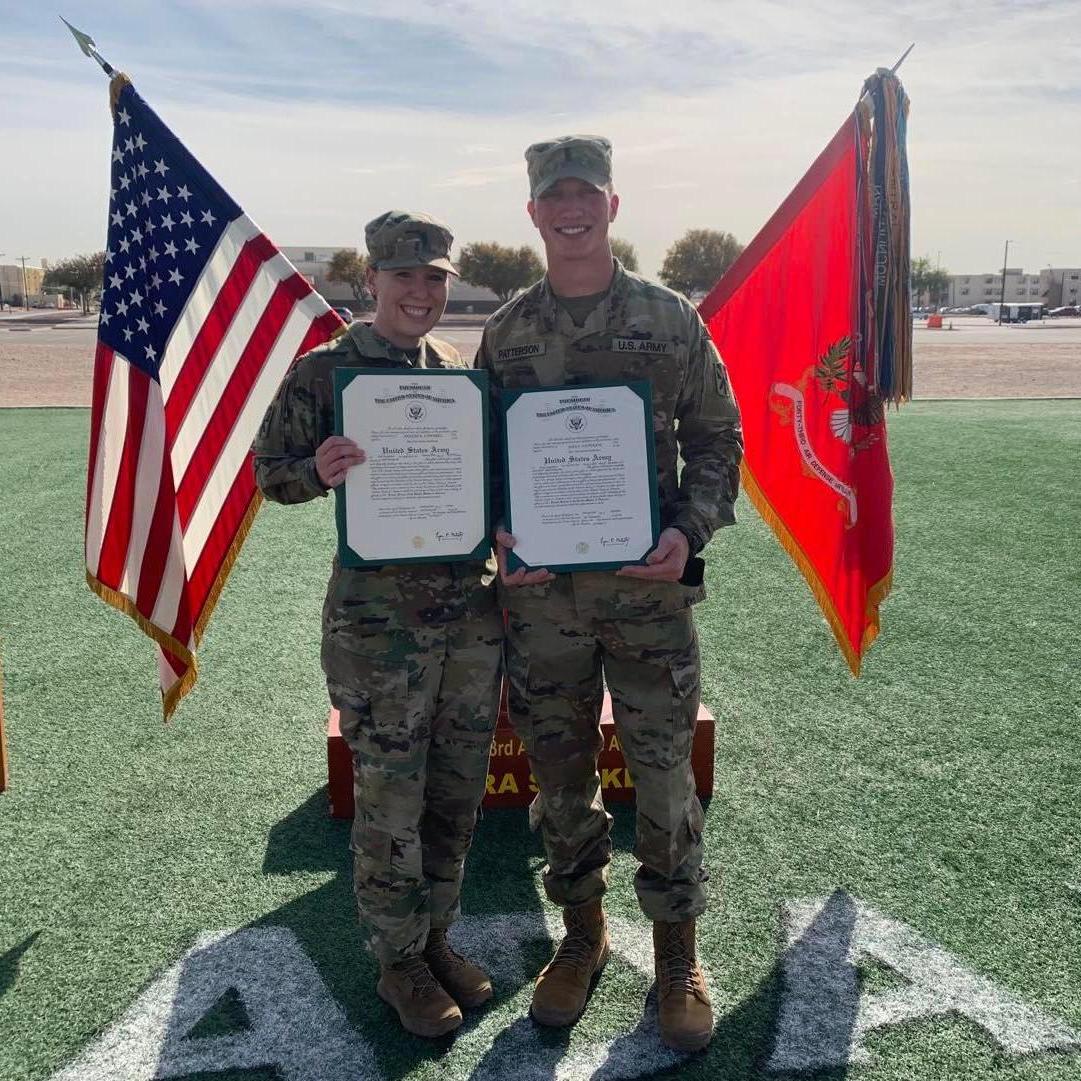 Joint promotion to First Lieutenant on November 23, 2021.