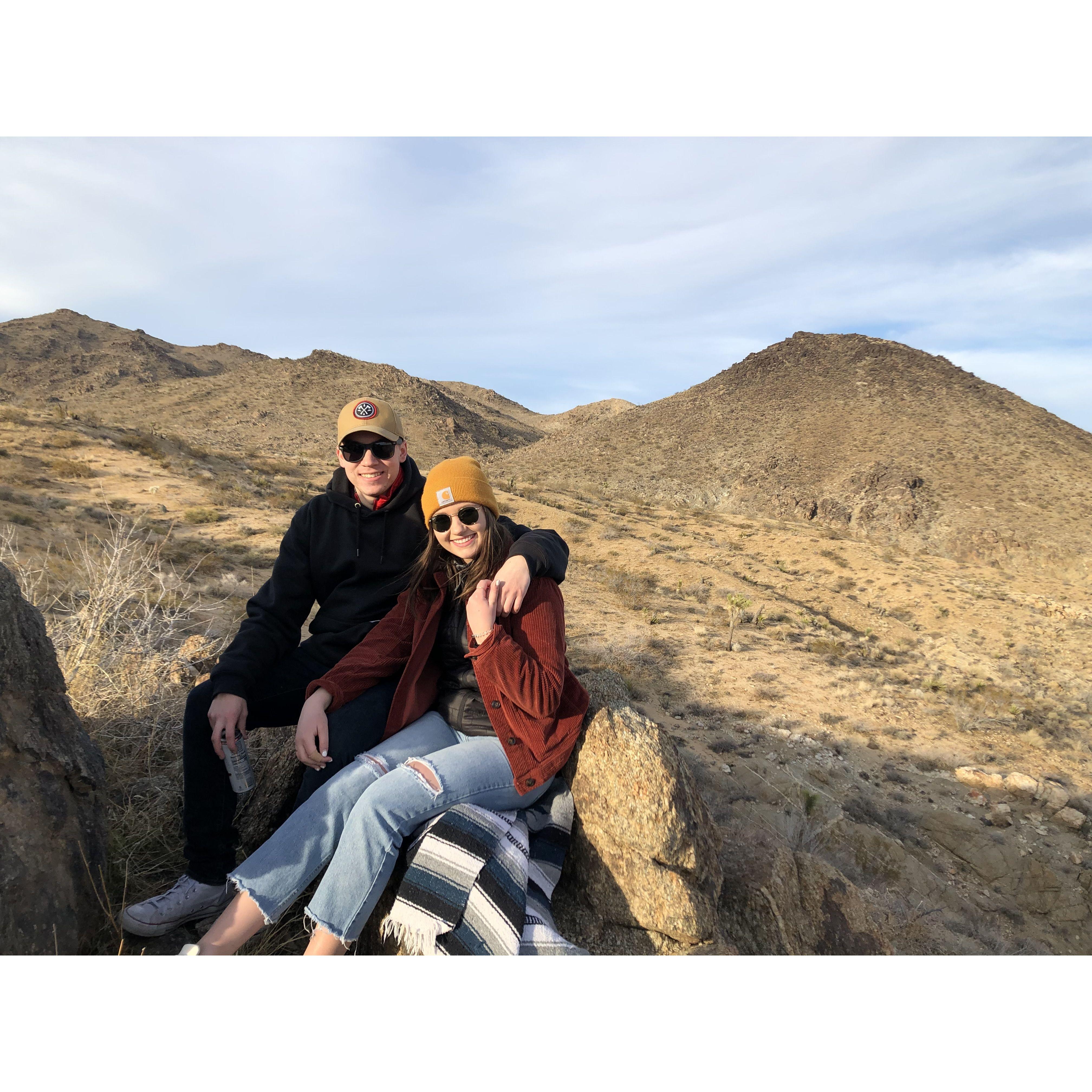 Just outside of Joshua Tree National Park.