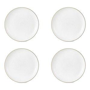 Linden Street Harper Stoneware Salad Plate - Ivory