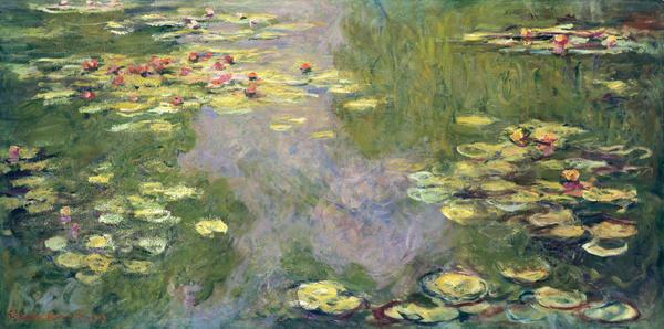 Claude Monet Water Lilies Canvas 20 x 40 from the MET Museum of Art