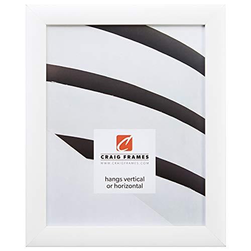 Craig Frames 23247812 12 x 17 Inch Picture Frame, Smooth Finish, 1-Inch Wide, White