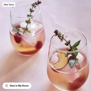 Aspen 17-Oz. Stemless Wine Glass + Reviews | Crate & Barrel