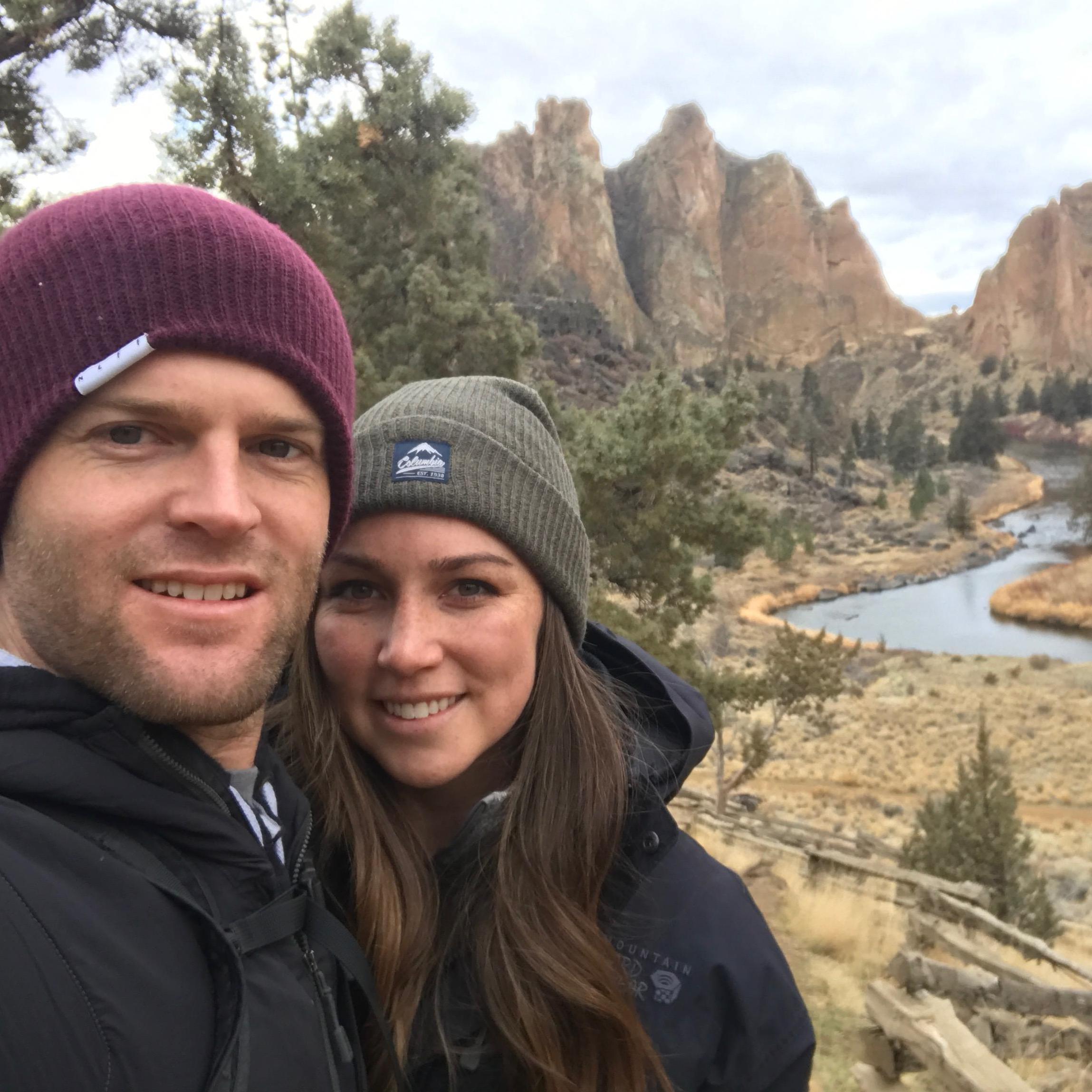 Hiking in Oregon in freezing temps