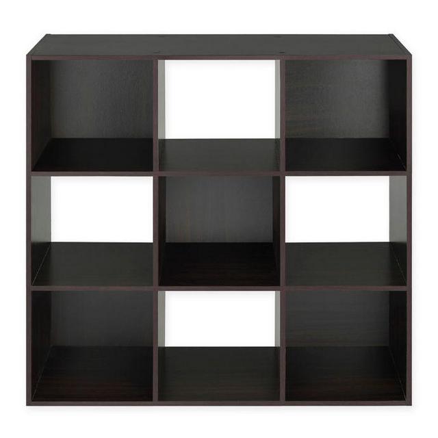 Relaxed Living 9-Cube Organizer in Espresso