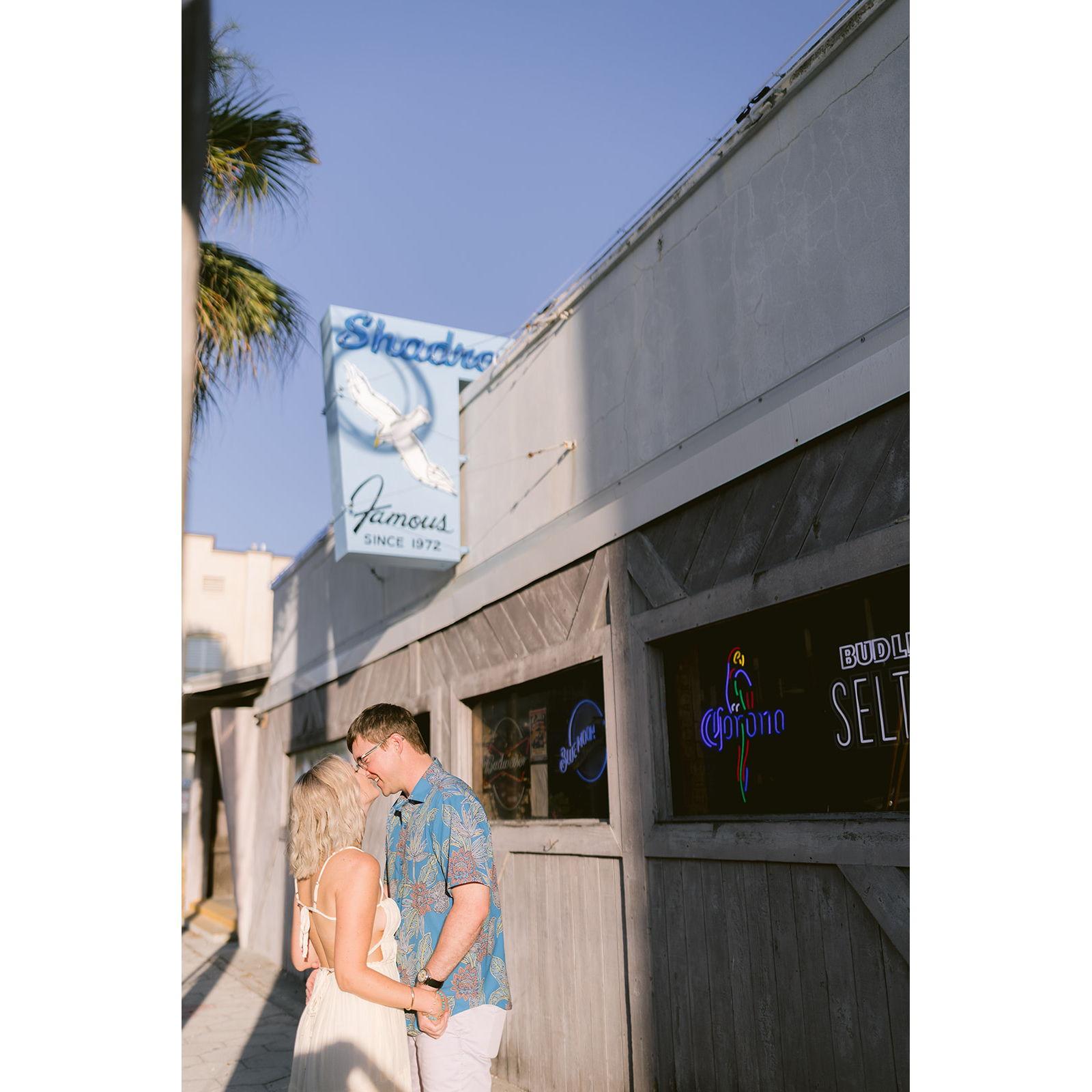 Outside of Shadrack's in Pass-A-Grille - meet us there for the after party!!