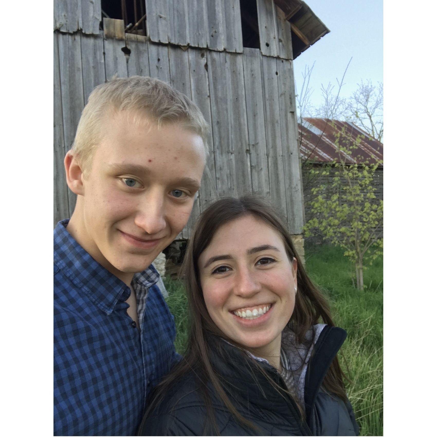 Taking pictures in Lodi, Wisconsin