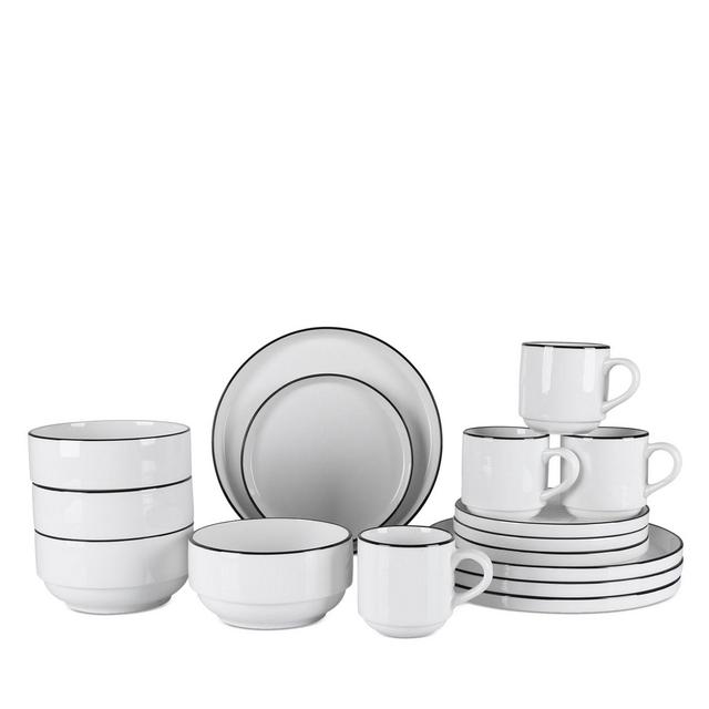 BIA Cordon Bleu Stackable 16 Piece Dinnerware Set