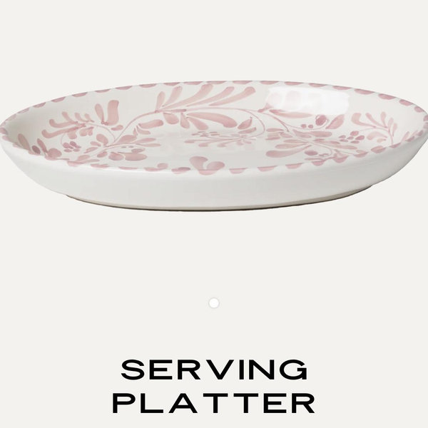 Serving platter - Rosa