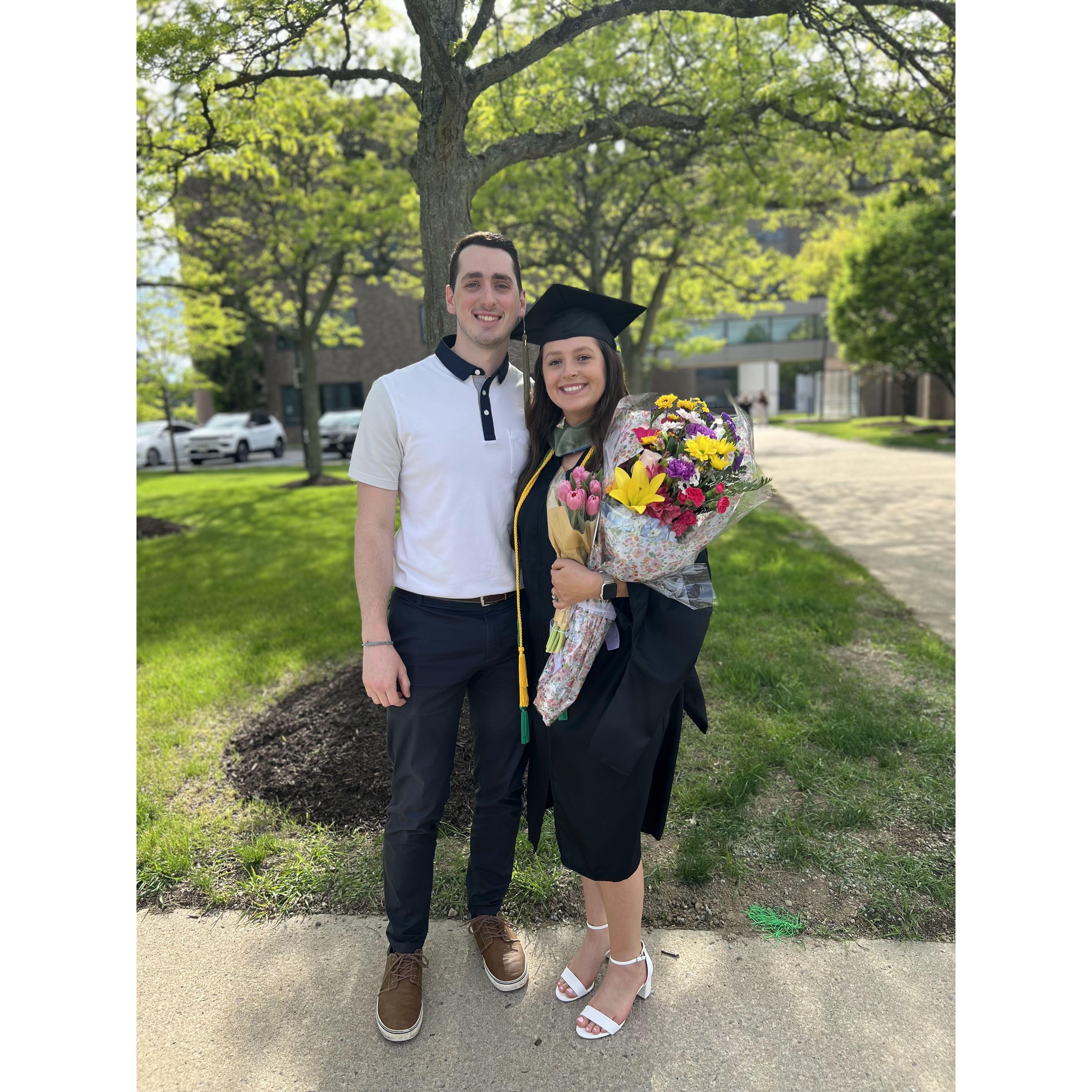 Lindsey's hooding ceremony