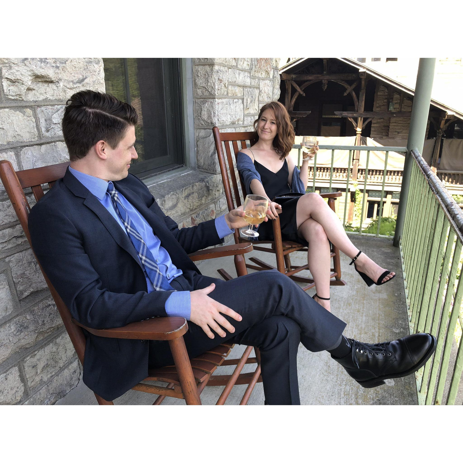 We clean up pretty well for other people’s weddings. We’ll see how our own goes.