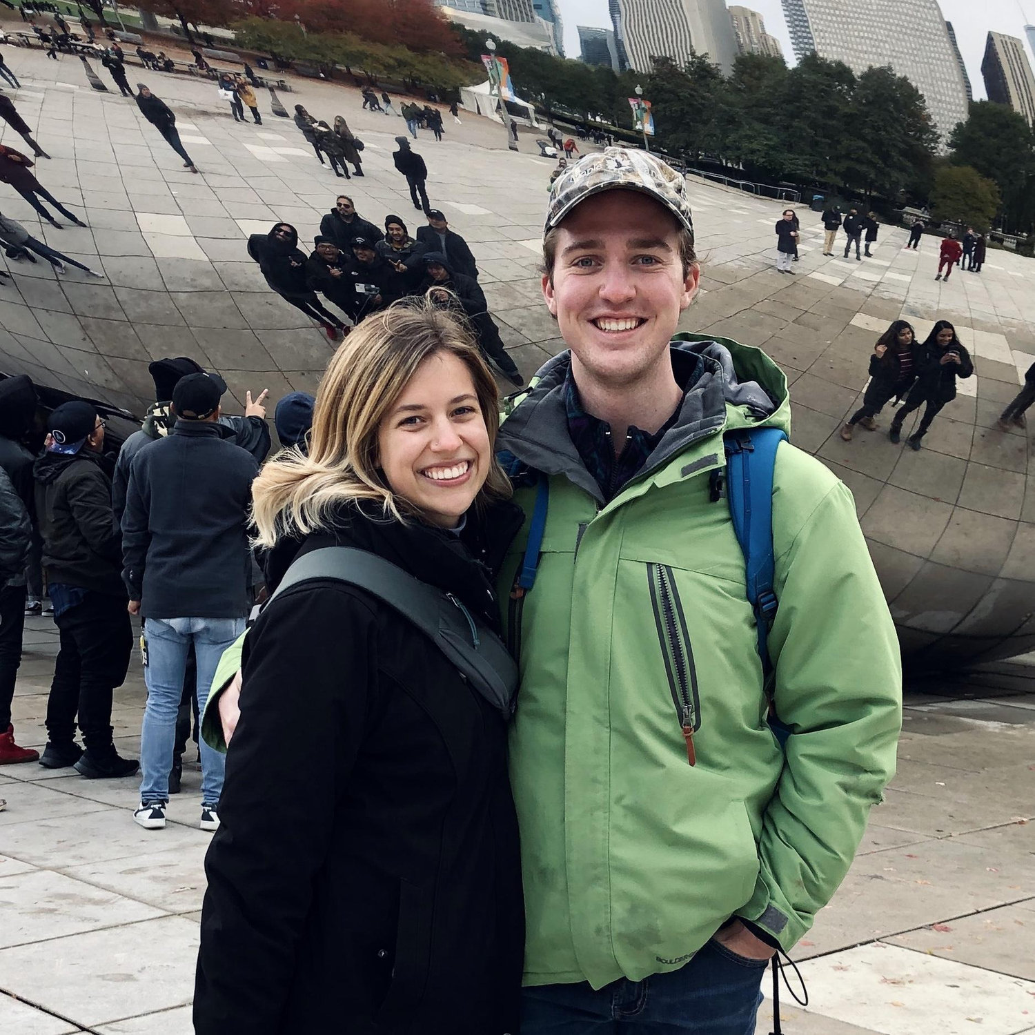 This picture is from when Jacob and I visited our friend Katie in Chicago (and Jacob went ring shopping!)