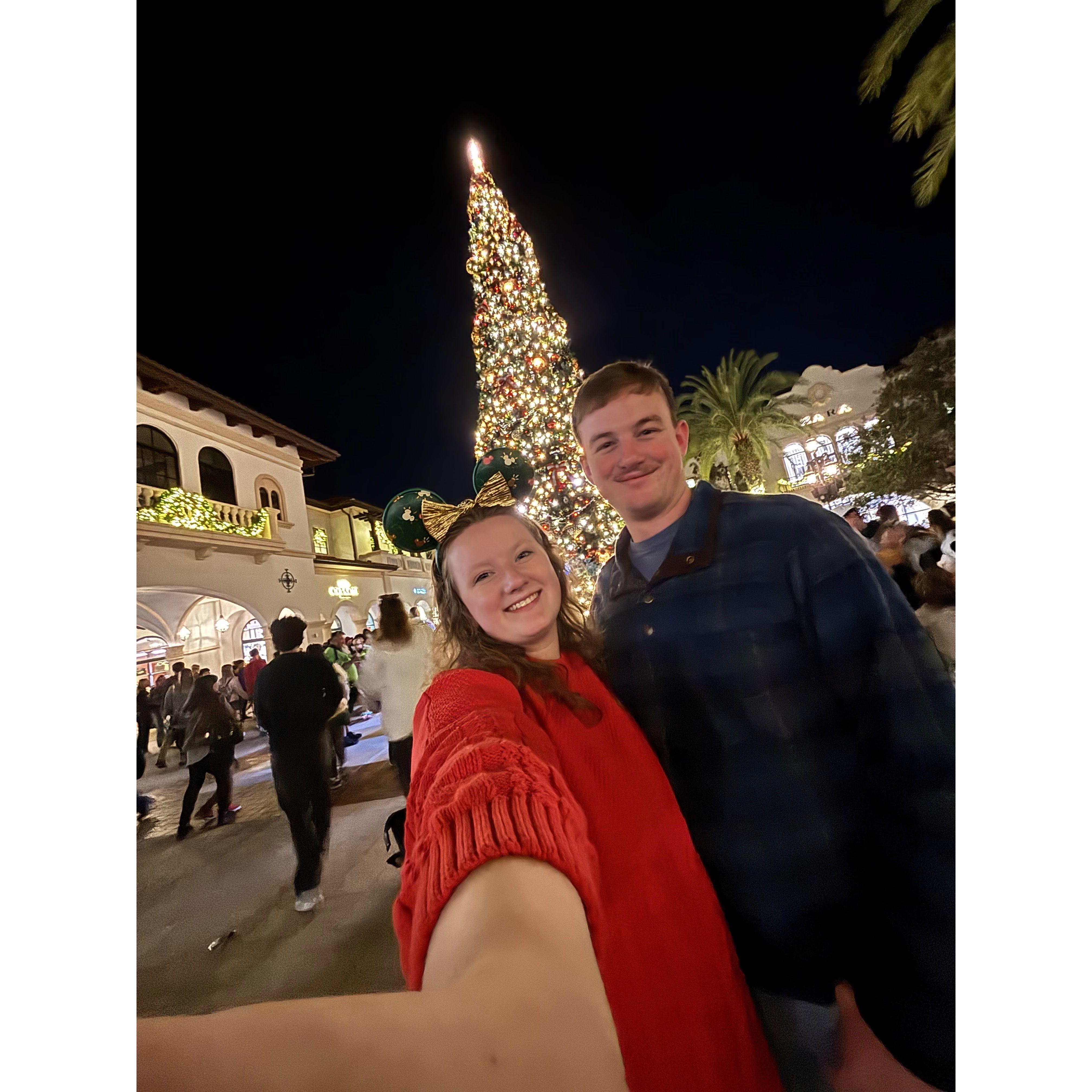 The night we got engaged!