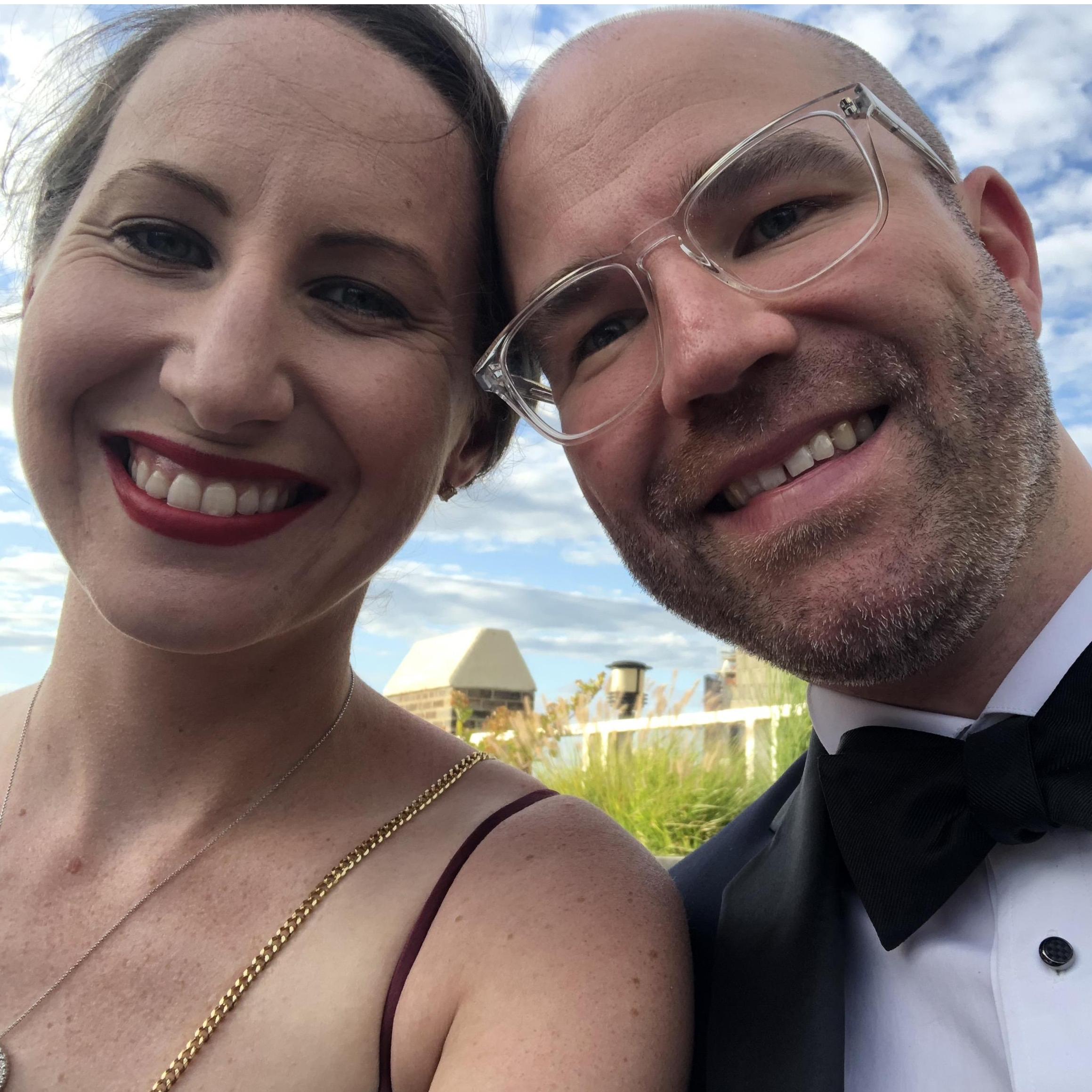 For a good time, dress like this at our wedding. You can also dress slightly more casually than this, and still have a good time